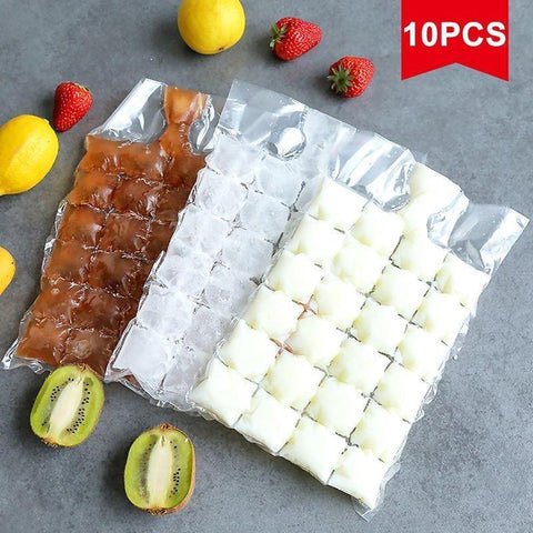 Selbstdichtender Eiswürfelform Sack, 10 PCS