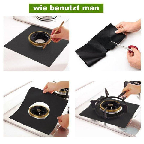 Wiederverwendbare Gasherd Matte