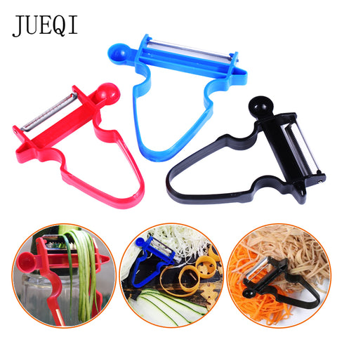 3 in 1 Gemüseschäler Set, zufällige Farbe