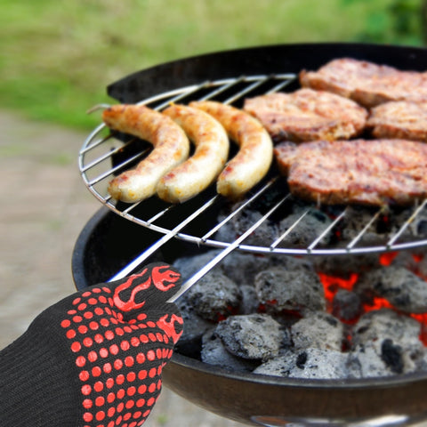 professionelle Grillhandschuhe hitzebeständige Handschuhe - 1 Paar