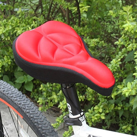 3D Silikon Weicher Fahrrad Sattelbezug