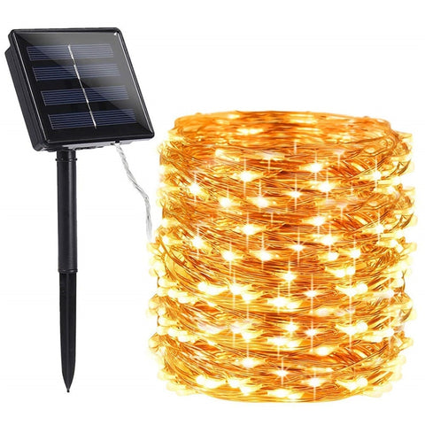 Solarbetriebene LED-Lichterkette