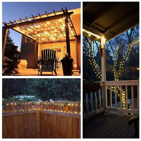 Solarbetriebene LED-Lichterkette