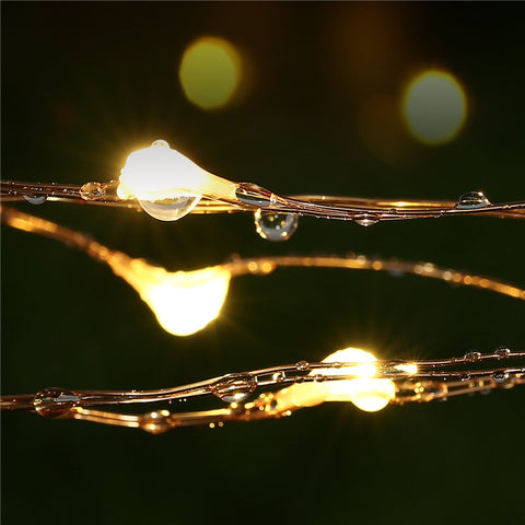 Solarbetriebene LED-Lichterkette
