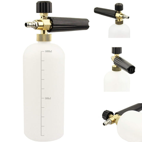 Domom Adjustable Foam Cannon, Quick Connector Foam Blaster