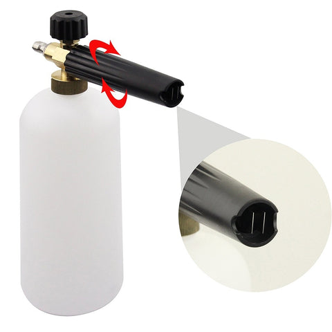 Domom Adjustable Foam Cannon, Quick Connector Foam Blaster