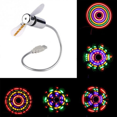 LED Ventilator, Flexibel USB Lüfter