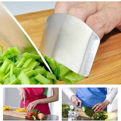 Küchengerät Edelstahl Finger- & Handschutz