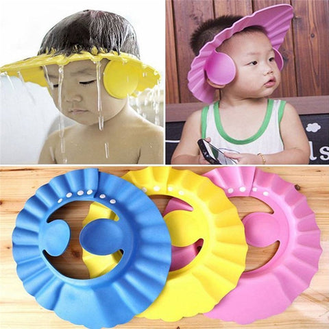 Einstellbare multifunktionale Baby Baden Kappe