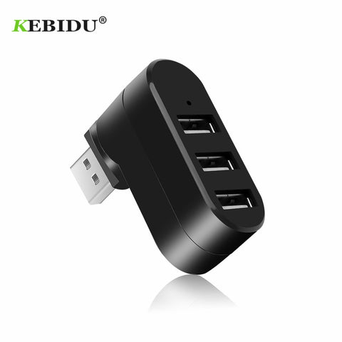 Multifunktionaler Mini drehbarer 3-Port USB-Anschluss
