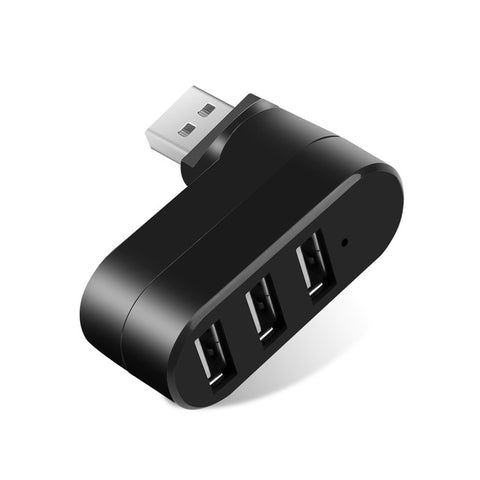Multifunktionaler Mini drehbarer 3-Port USB-Anschluss