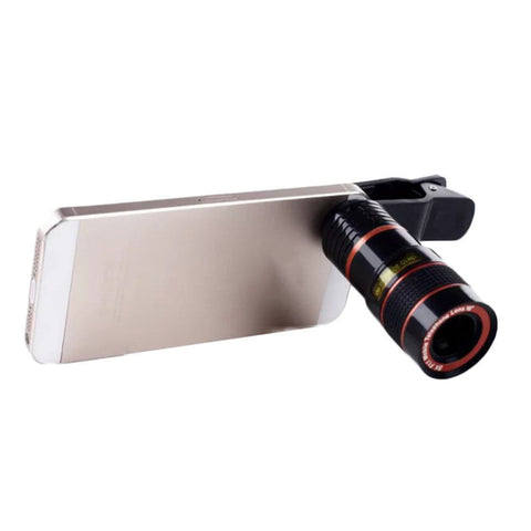 Universal 12X Clip-On Tele Teleskop Kamera Handy Zoom Objektiv