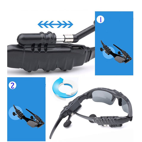 Sport-Bluetooth-Polarisierte Sonnenbrille Anruf & Musik