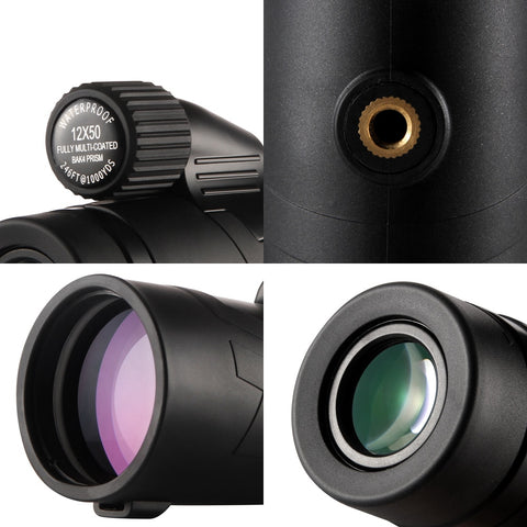 Monocular Telescope, 12x50 High Power wasserdichtes Fogproof