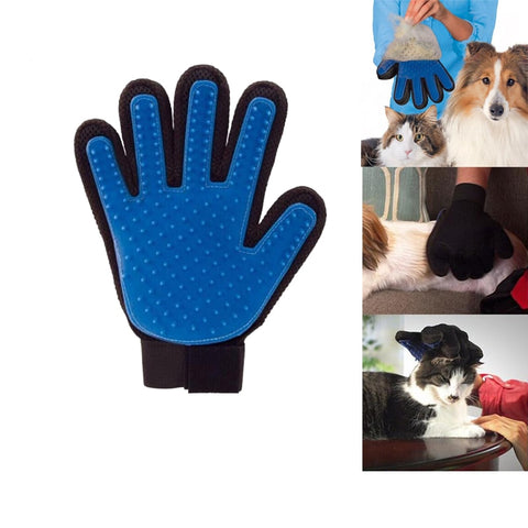 Profi Fellpflege-Handschuh für Pferde, Hunde und Katzen - 1 Paar