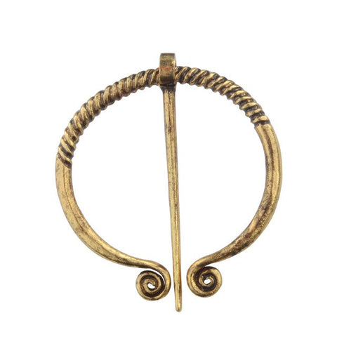 Retro Viking Cape Brosche