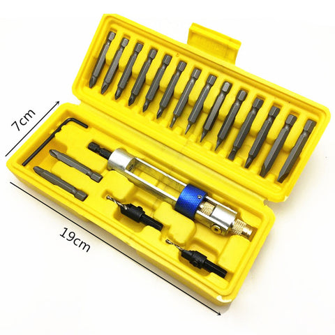 20 Stück Bohrschrauber Schraubenzieher Set