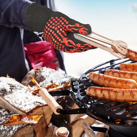 professionelle Grillhandschuhe hitzebeständige Handschuhe - 1 Paar