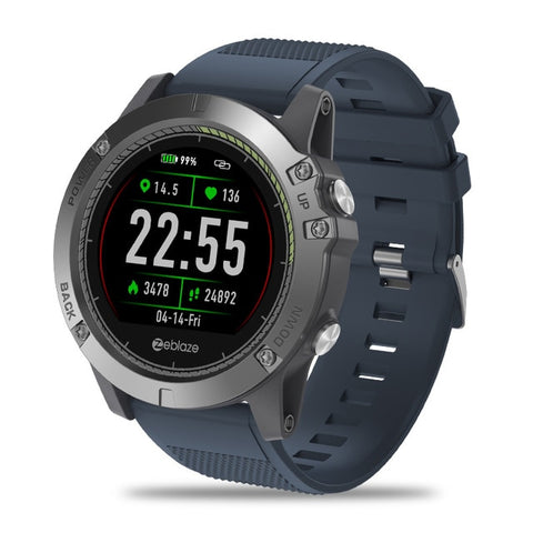 Bluetooth Schrittzähler Digital Smartuhr für Männer