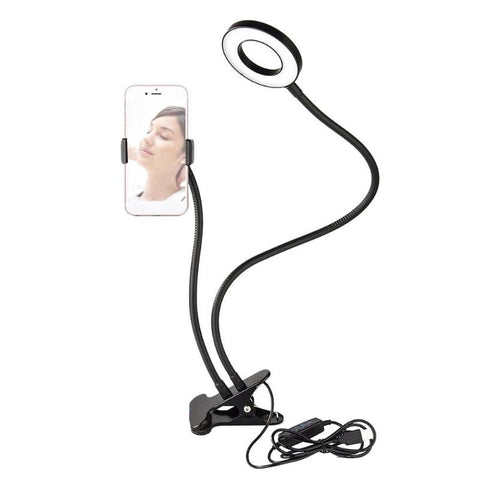 Selfie-Licht Halter mit Aufhelllicht