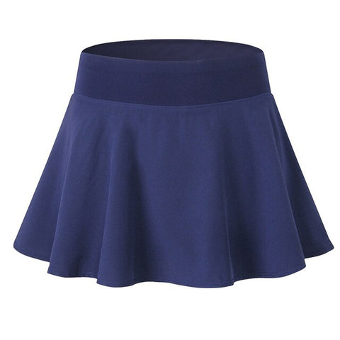 A-line elastische Taille Plissee Shorts Rock