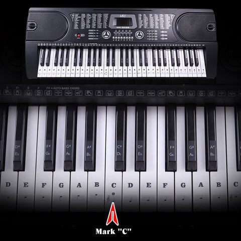 Piano Key Aufkleber